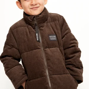 Parka Lauca Corduroy Orgánica Café Kids