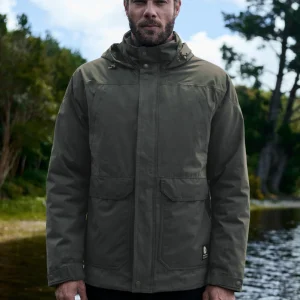 Parka Ruga 3 en 1 Reciclada Verde Hombre