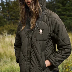 Parka Tramontana Reciclada Verde Mujer