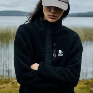 Polar Gael Reciclado Negro Mujer