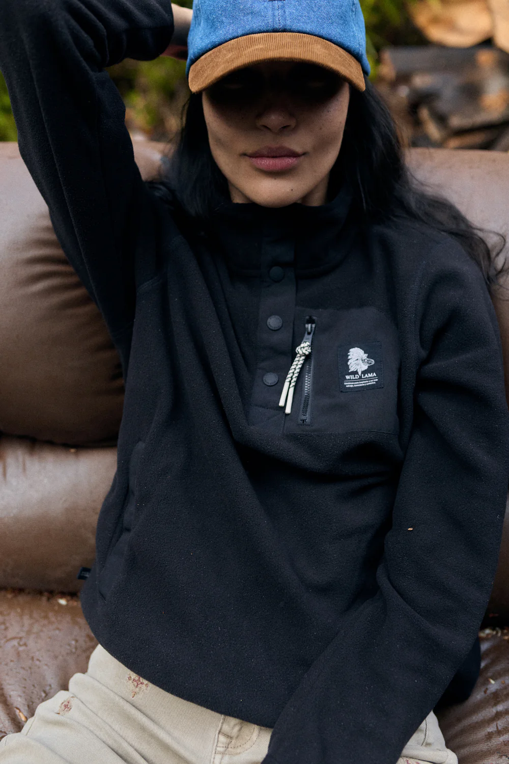 Polar Lava Reciclado Negro Mujer