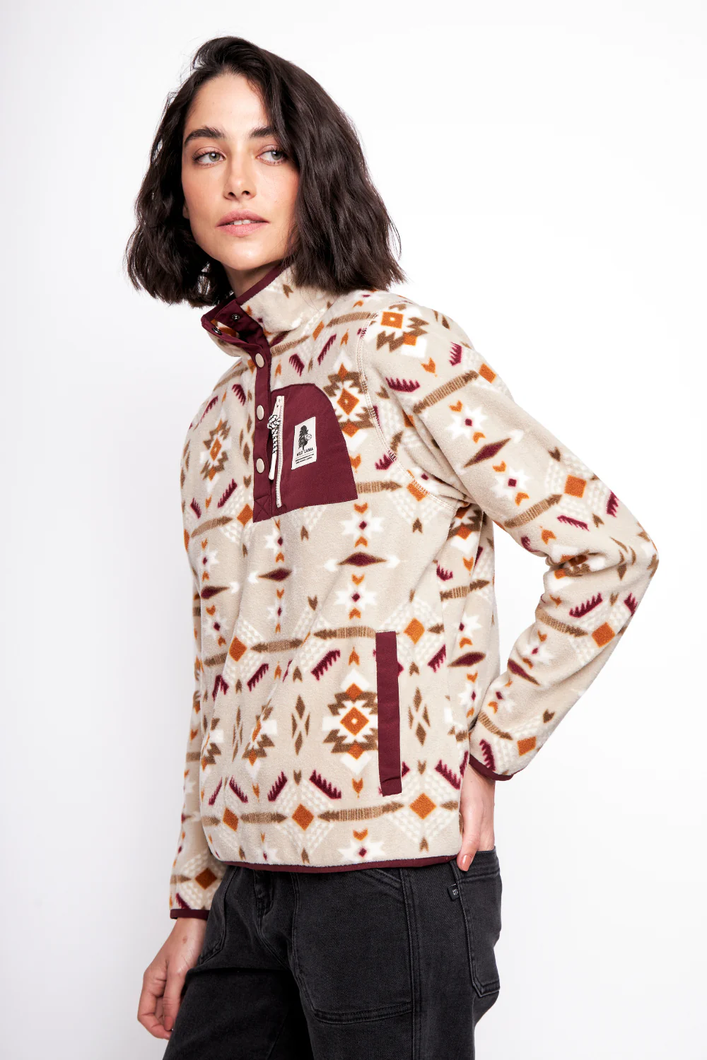 Polar Lava Woman Reciclado Print Beige Mujer - Imagen 4