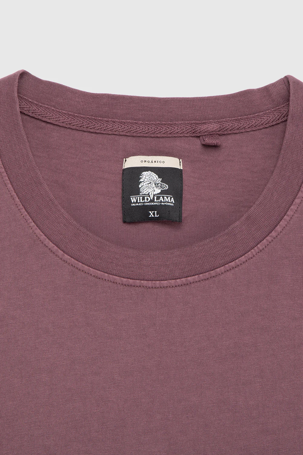 Polera Bat Orgánica Burdeo Hombre - Imagen 9