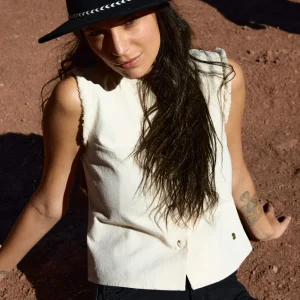 Polera Elo Orgánica Beige Mujer