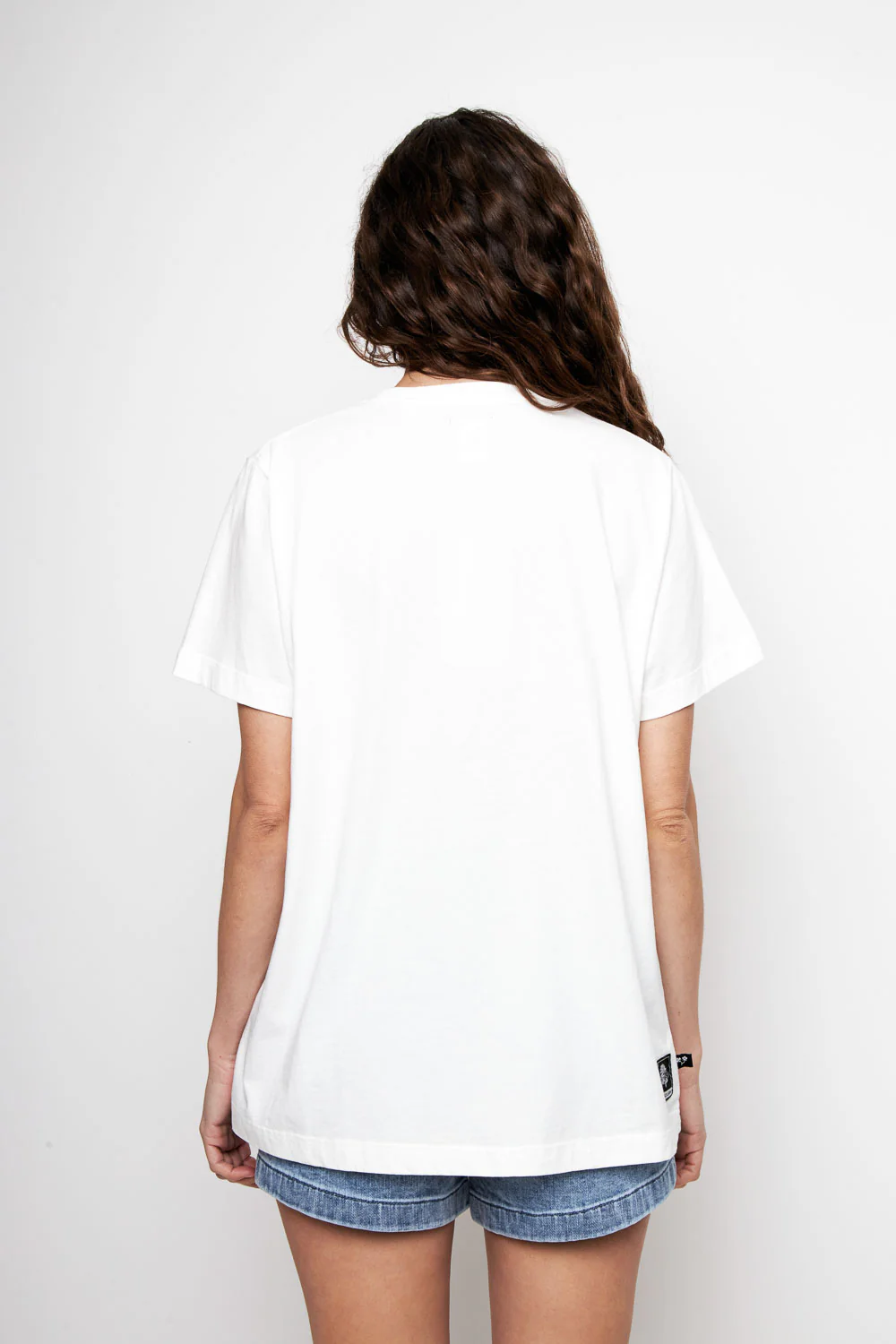 Polera Genovesa Orgánica Blanca Mujer - Imagen 6