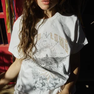 Polera Genovesa Orgánica Blanca Mujer