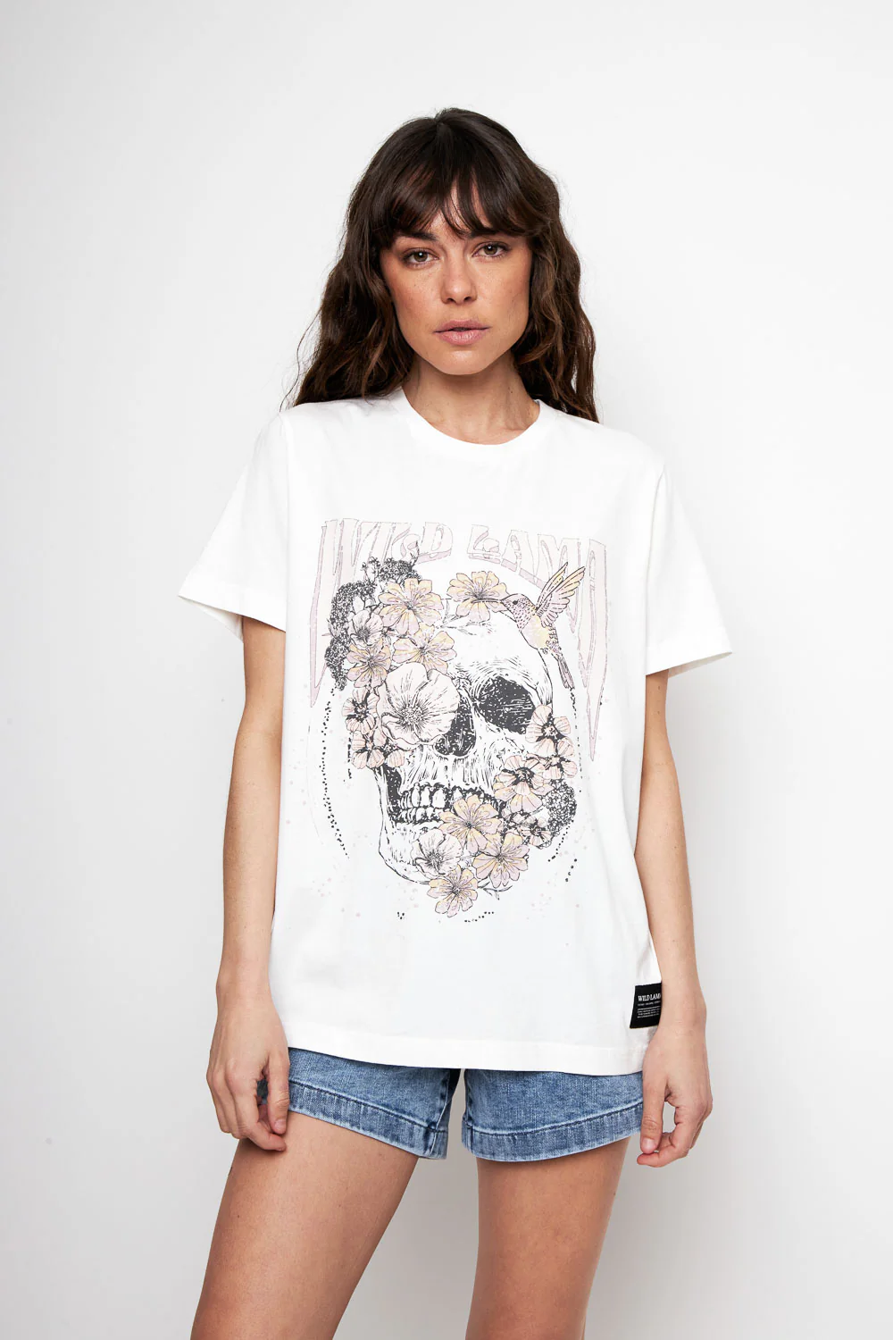 Polera Genovesa Orgánica Blanca Mujer - Imagen 3