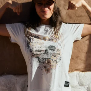 Polera Genovesa Orgánica Blanca Mujer