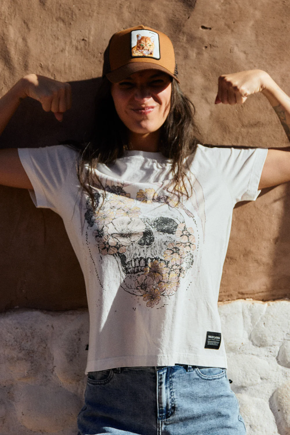 Polera Genovesa Orgánica Blanca Mujer