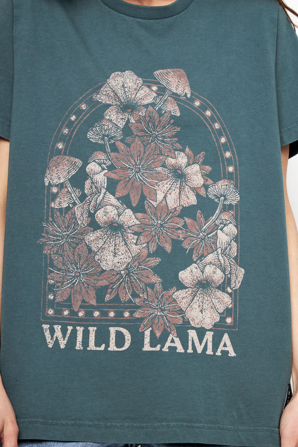 Polera Genovesa Orgánica Petróleo Mujer - Imagen 6