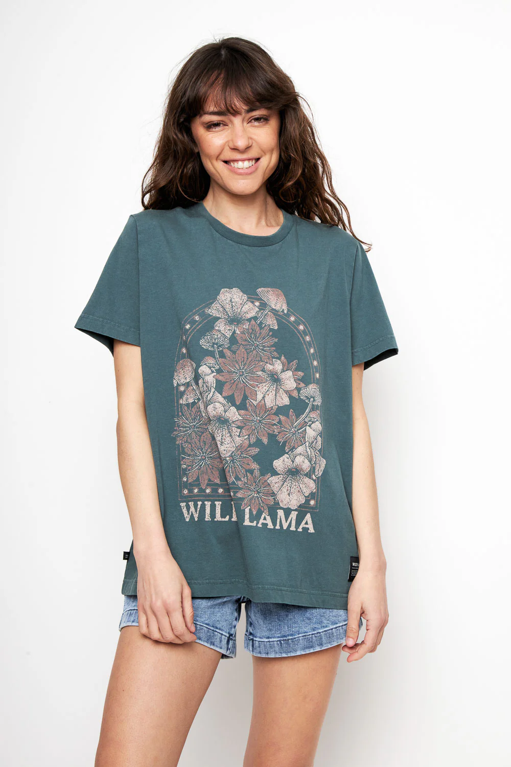 Polera Genovesa Orgánica Petróleo Mujer - Imagen 3