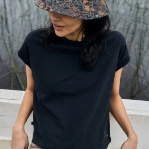 Polera Nina Orgánica Negra Mujer