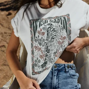 Polera Nirva Orgánica Blanca Mujer