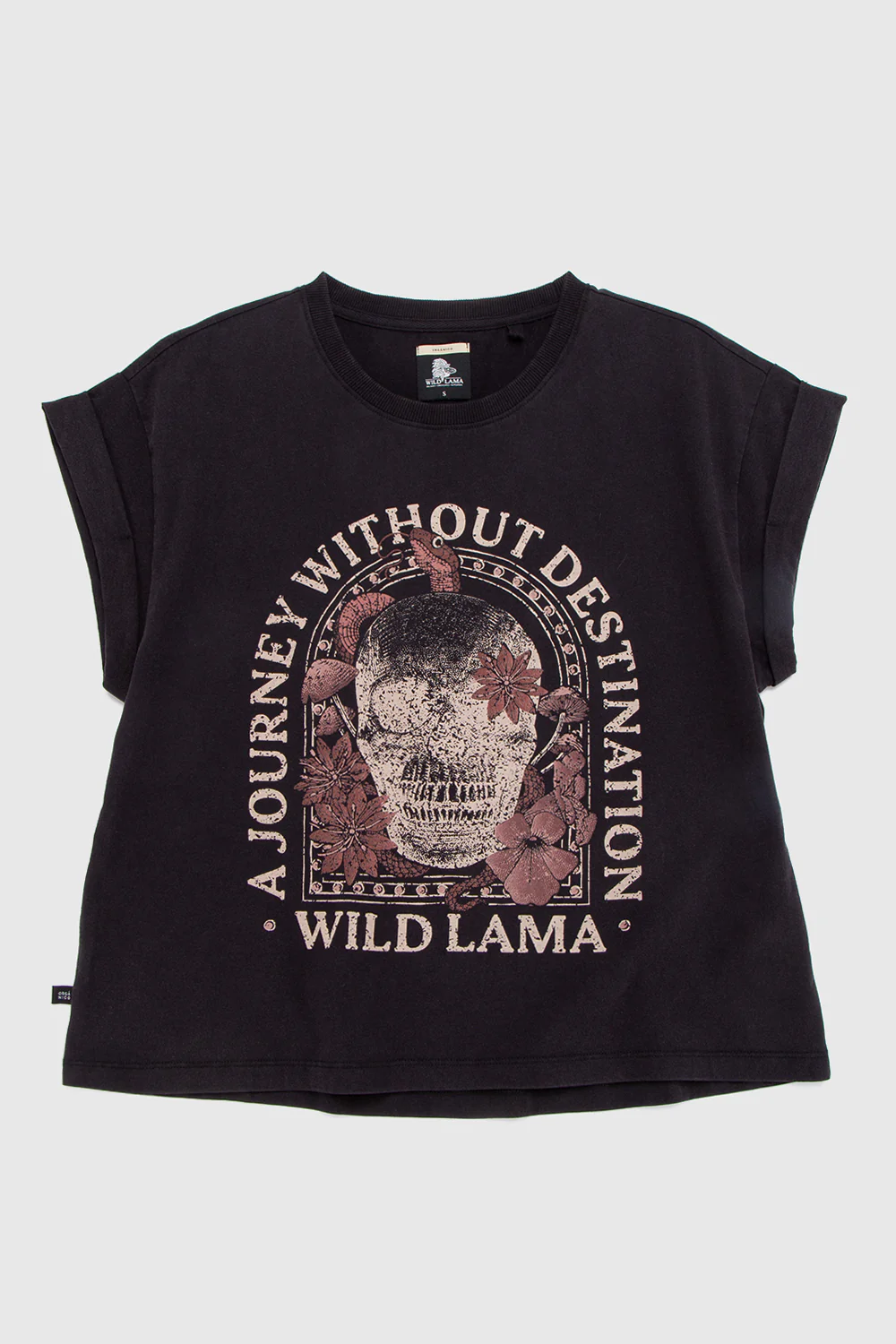 Polera Nirva Orgánica Negra Mujer - Imagen 8