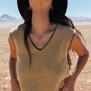 Polera Nora Orgánica Camel Mujer