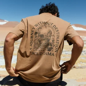 Polera Rolan Orgánica Camel Hombre