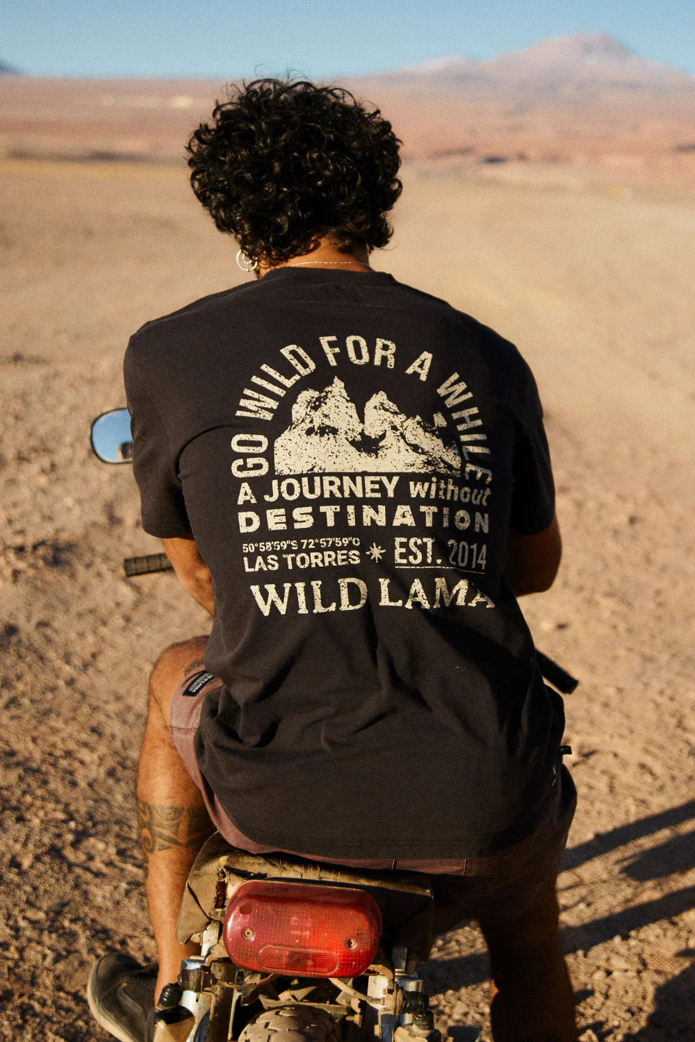 Polera Rolan Orgánica Negra Hombre