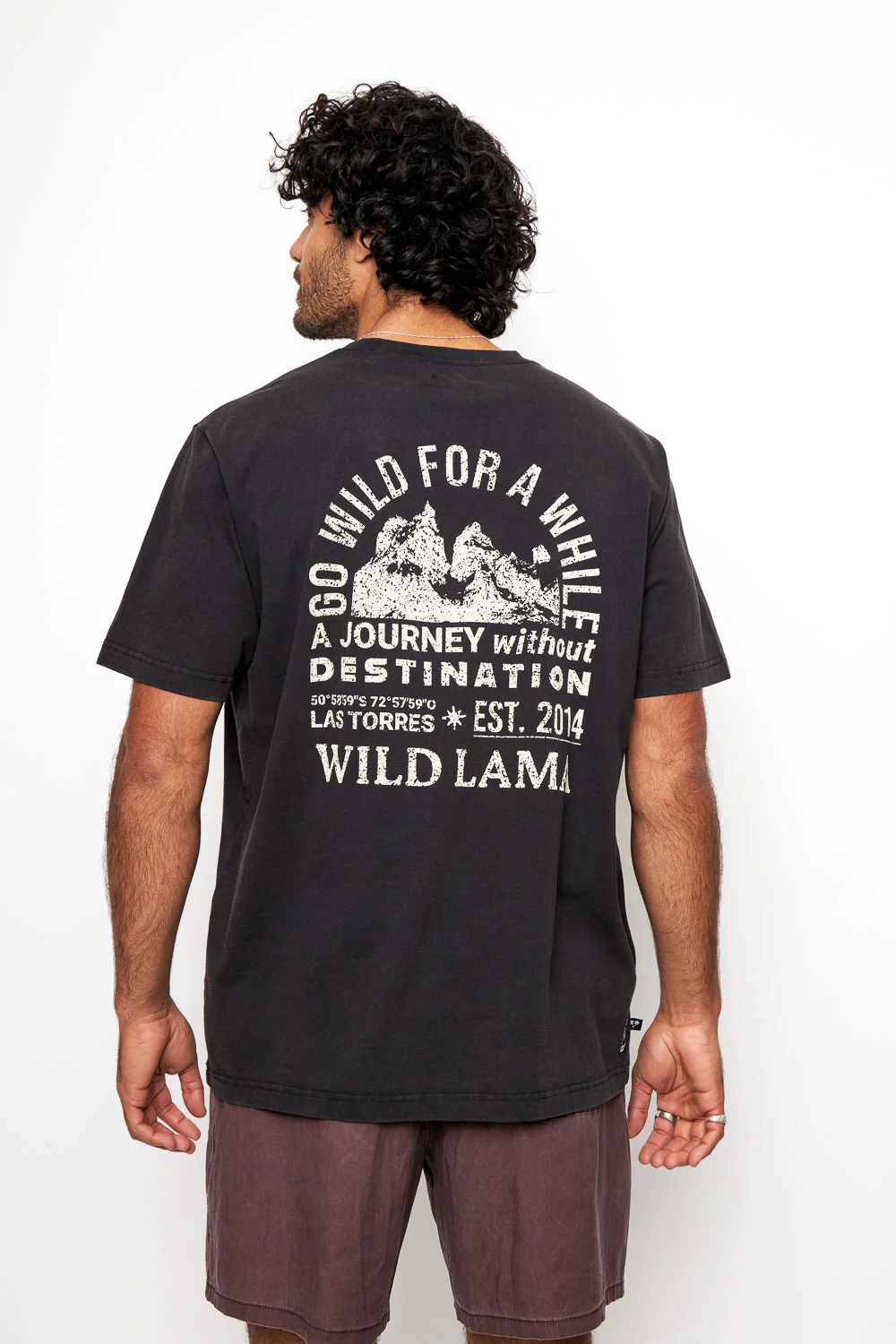 Polera Rolan Orgánica Negra Hombre - Imagen 7