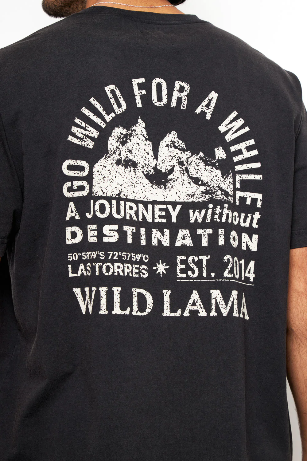 Polera Rolan Orgánica Negra Hombre - Imagen 6