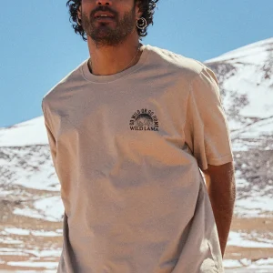 Polera Soles Orgánica Beige Hombre