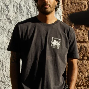 Polera Soles Orgánica Negra Hombre