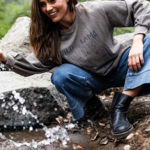 Polerón Riga Orgánico Gris Mujer