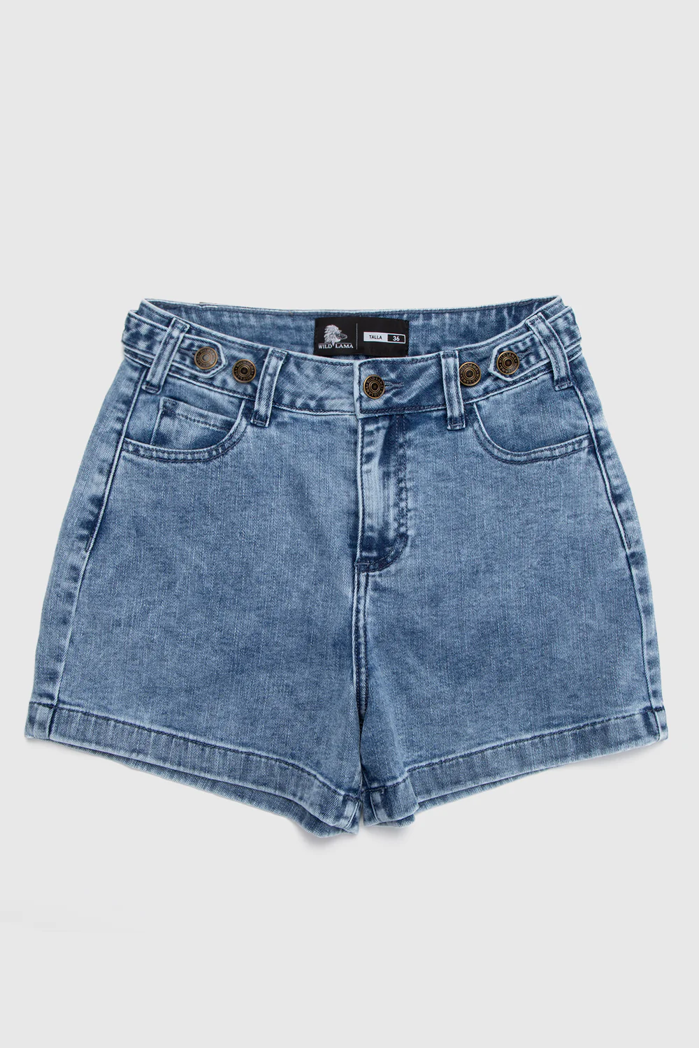 Short Nix Orgánico Denim Mujer - Imagen 7