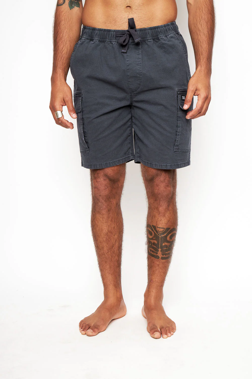 Short Rex Orgánico Negro Hombre