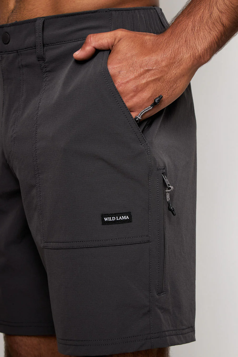 Short Ribo Reciclado Negro Hombre - Imagen 3