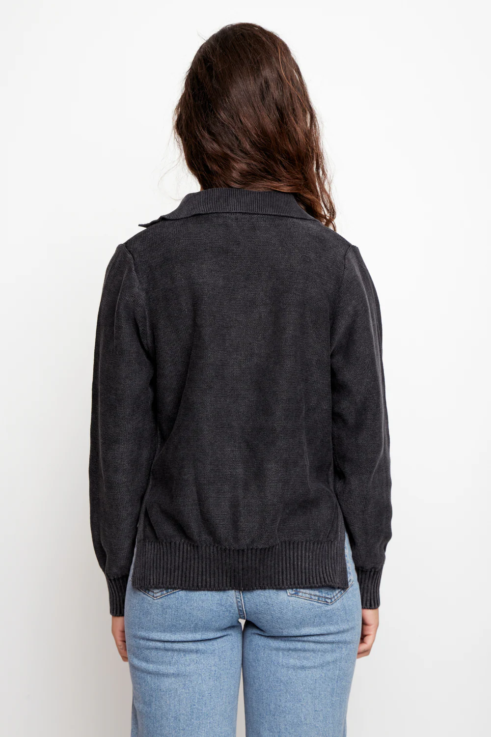 Sweater Chuva Orgánico Gris Mujer - Imagen 5