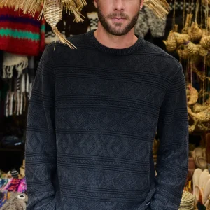 Sweater Olam Orgánico Negro Hombre