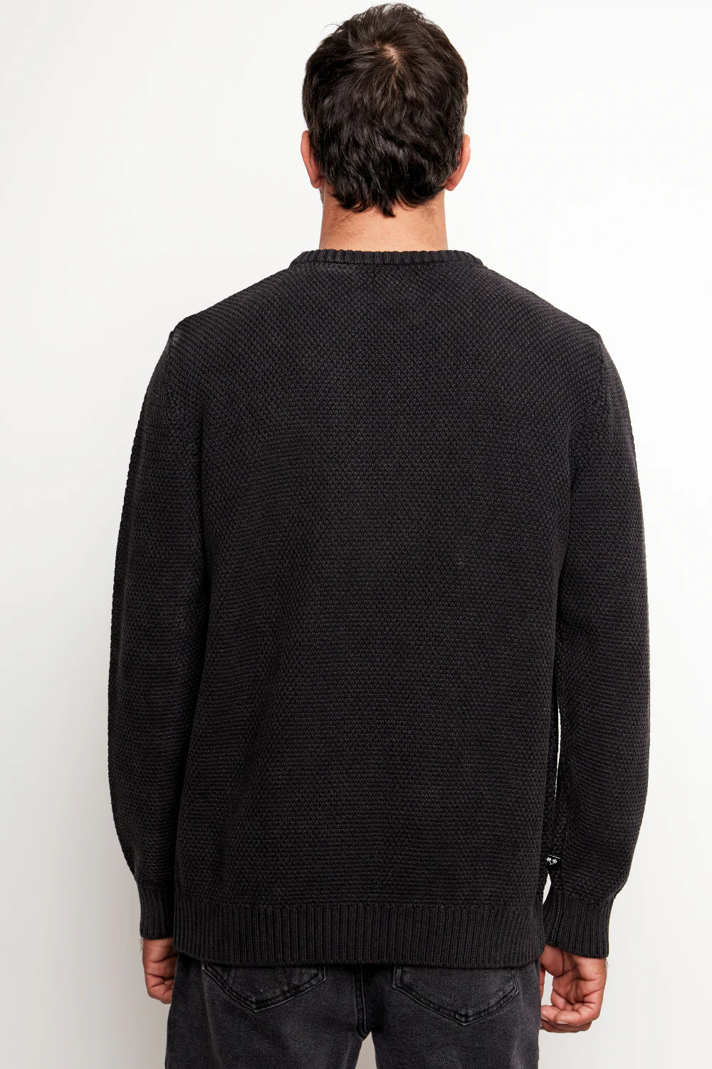 Sweater Rau Orgánico Negro Hombre - Imagen 5