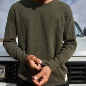 Sweater Roco Orgánico Verde Militar Hombre
