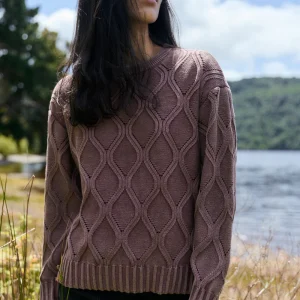Sweater Trino Orgánico Rosado Mujer