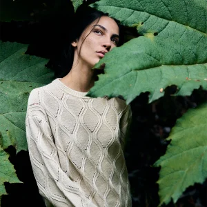 Sweater Trino Orgánico Beige Mujer