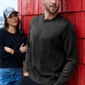 Sweater Tros Orgánico Negro Hombre