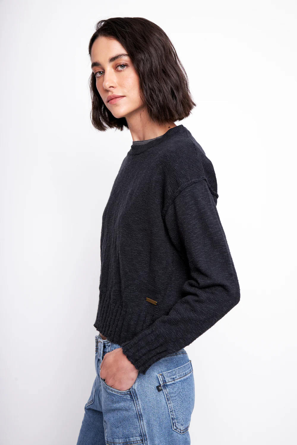 Sweater Uma Orgánico Marengo Mujer - Imagen 4