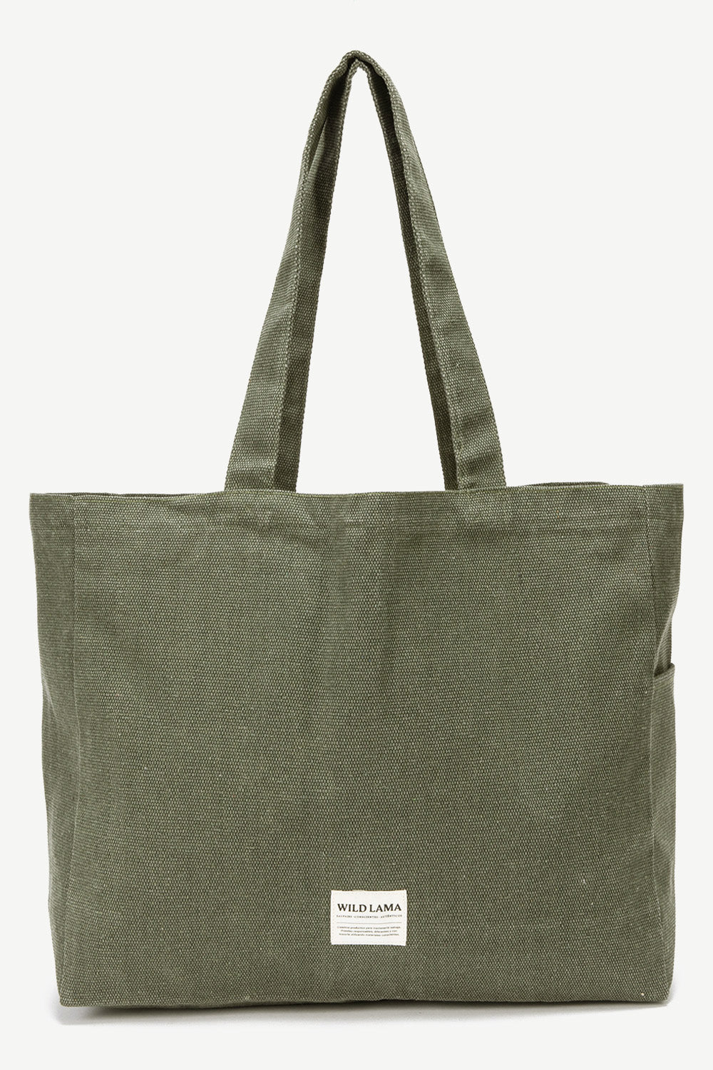 Tote Bag Taca Reciclada Verde Militar - Imagen 3