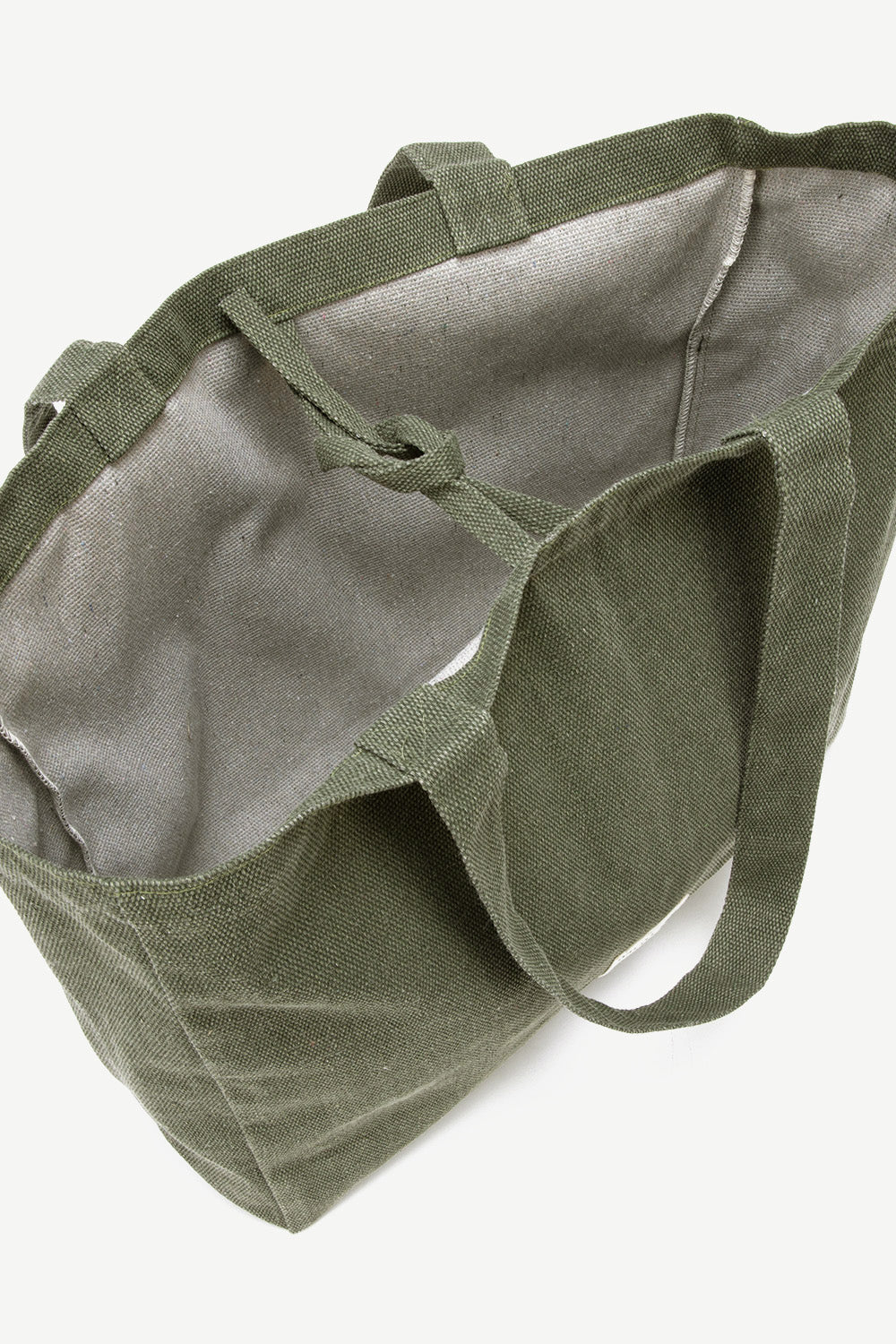 Tote Bag Taca Reciclada Verde Militar - Imagen 4
