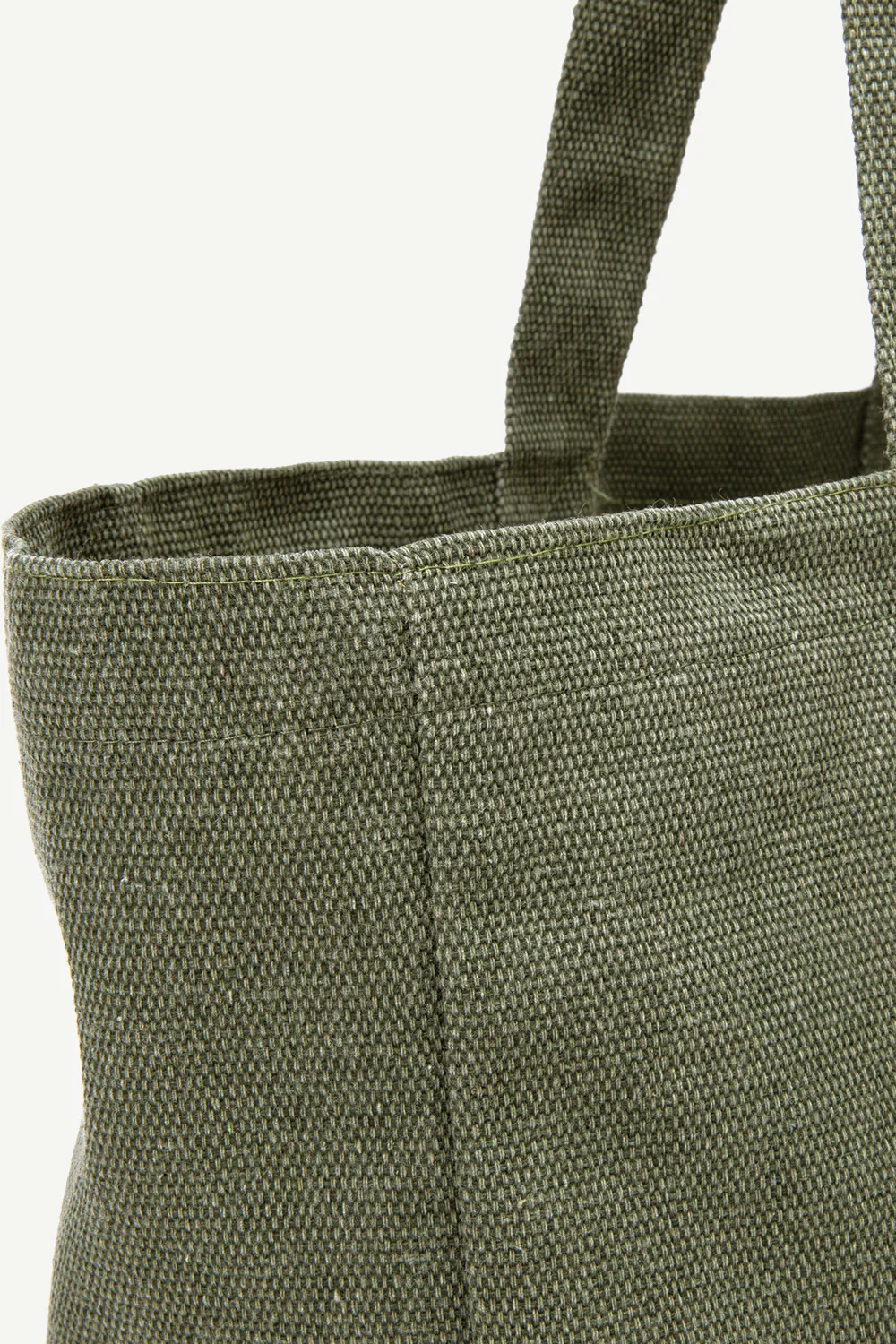 Tote Bag Taca Reciclada Verde Militar - Imagen 5