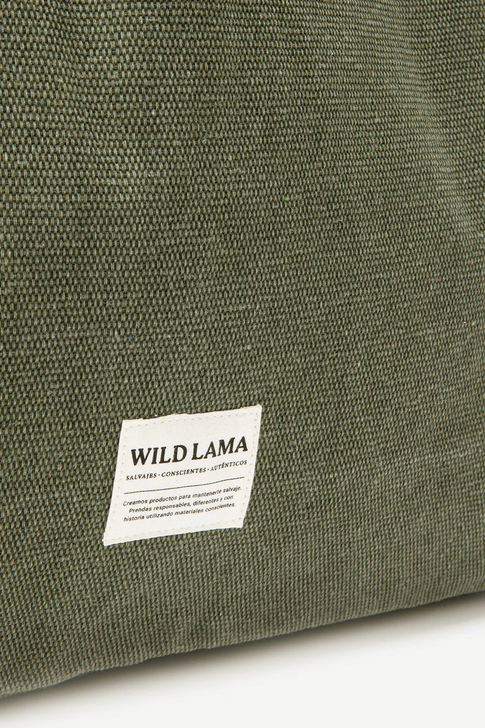 Tote Bag Taca Reciclada Verde Militar - Imagen 6