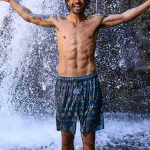 Traje De Baño Kurt Reciclado Print Verde Hombre